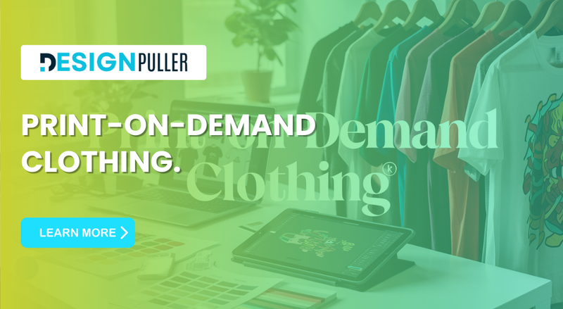 Print-on-demand clothing.