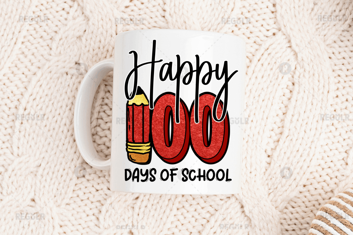 100 Days Of School Sublimation PNG Bundle