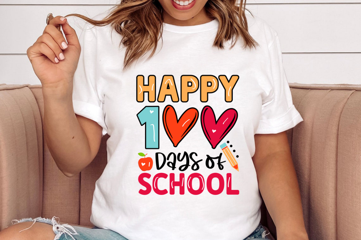 100 Days Of School SVG Design Bundle