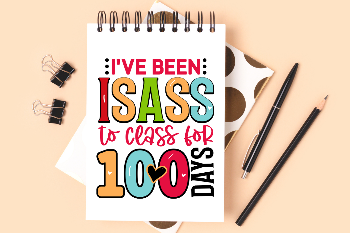 100 Days Of School SVG Design Bundle