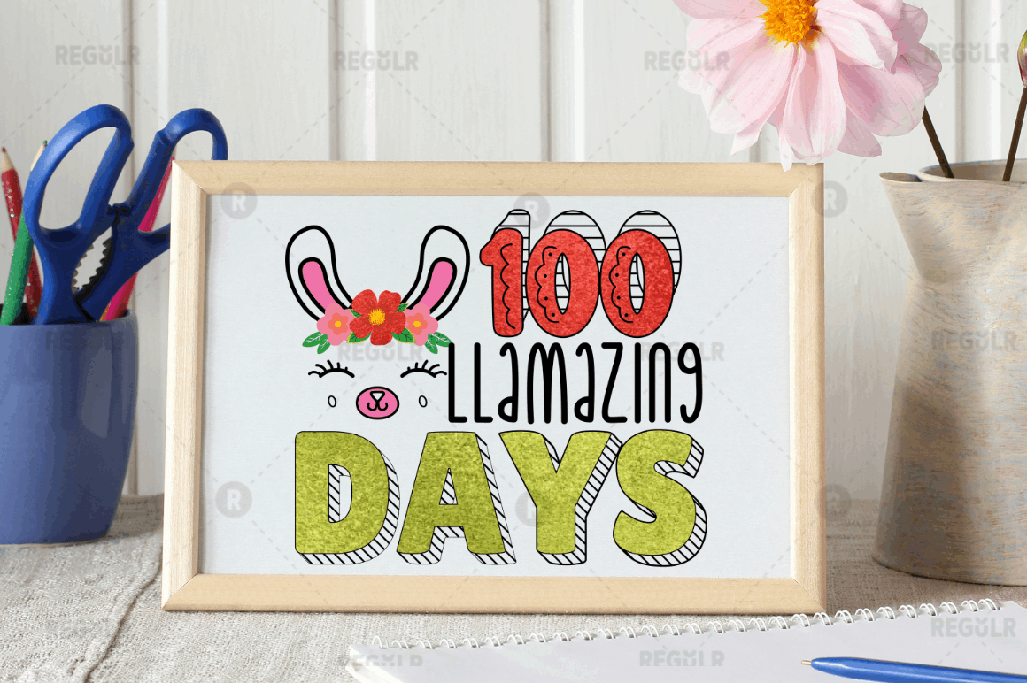 100 Days Of School Sublimation PNG Bundle