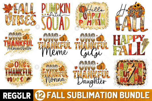 Autumn Fall Sublimation Bundle