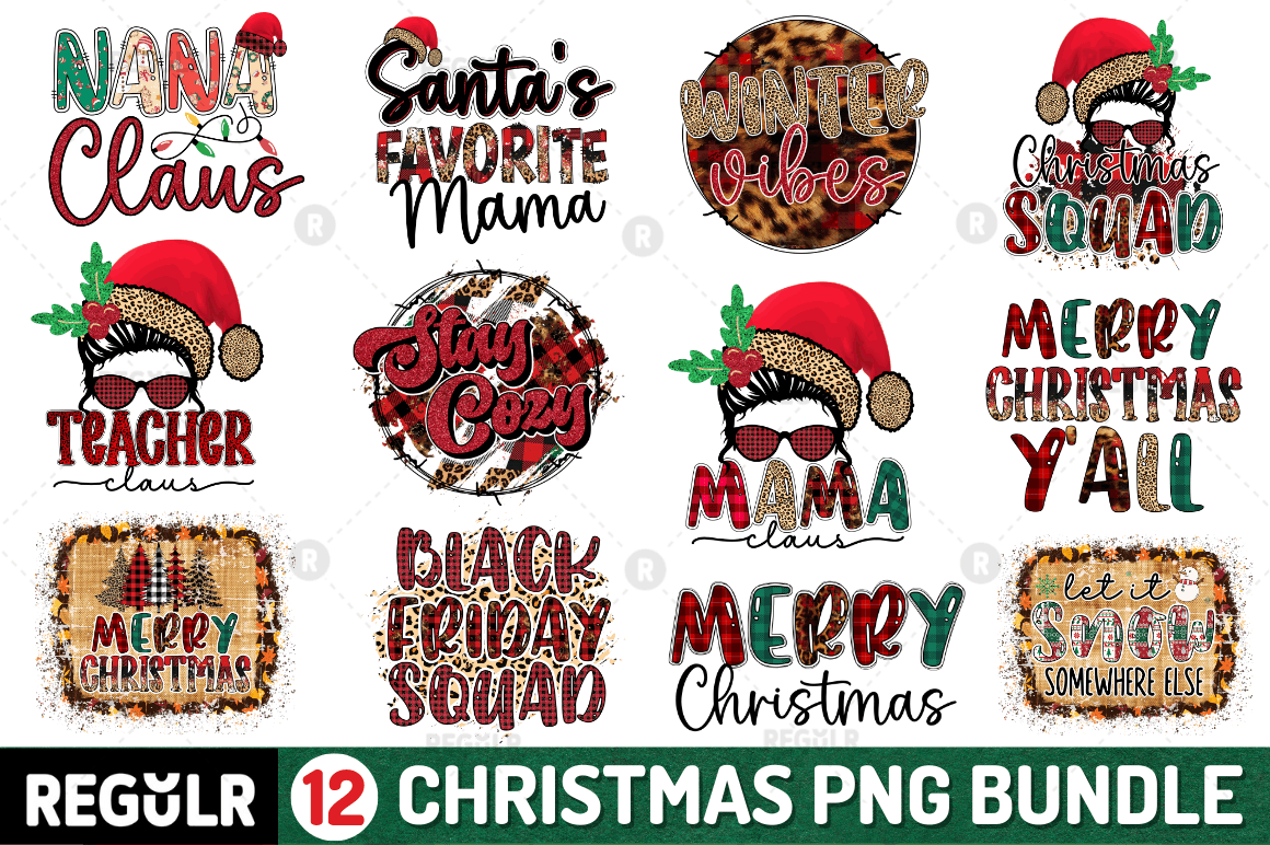 Merry Christmas Sublimation Bundle