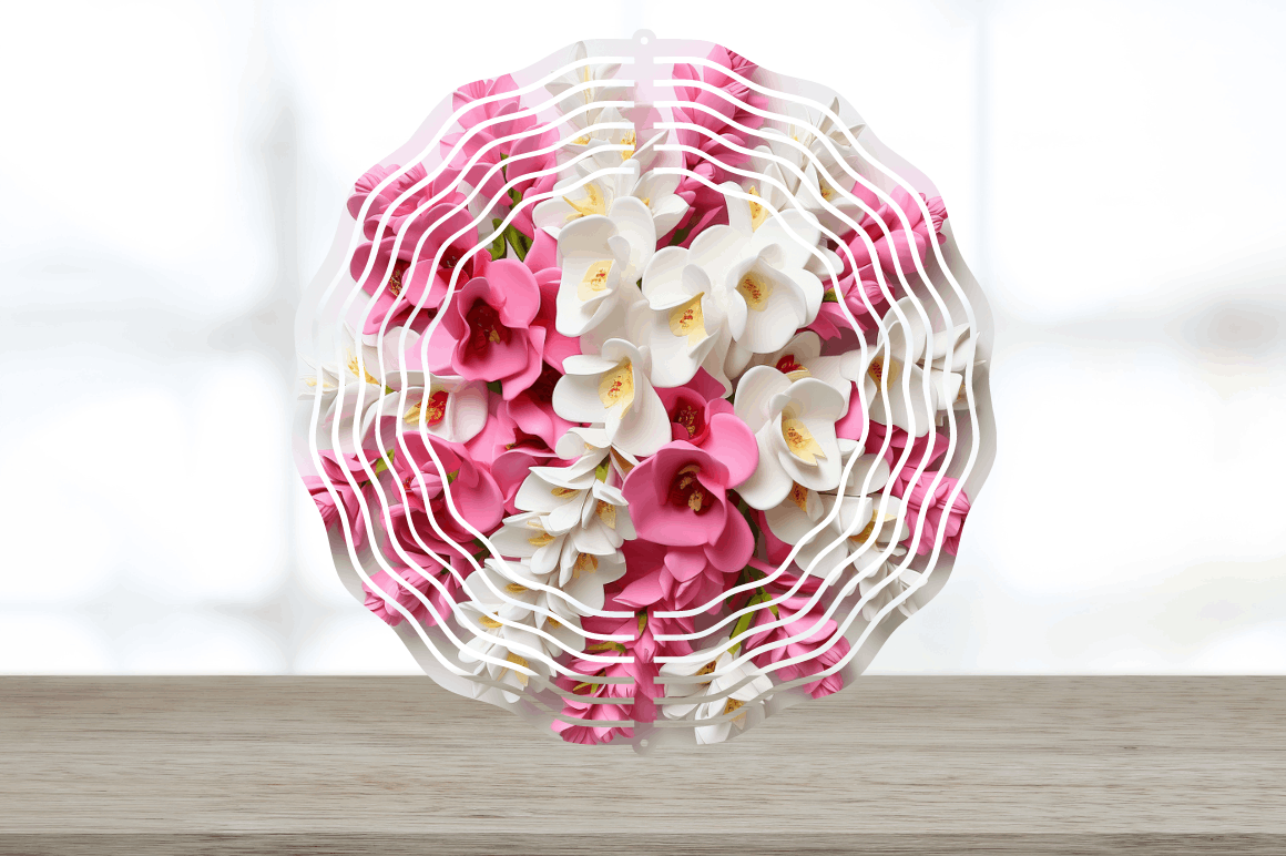 3D Snapdragon Flowers Wind Spinner Bundle