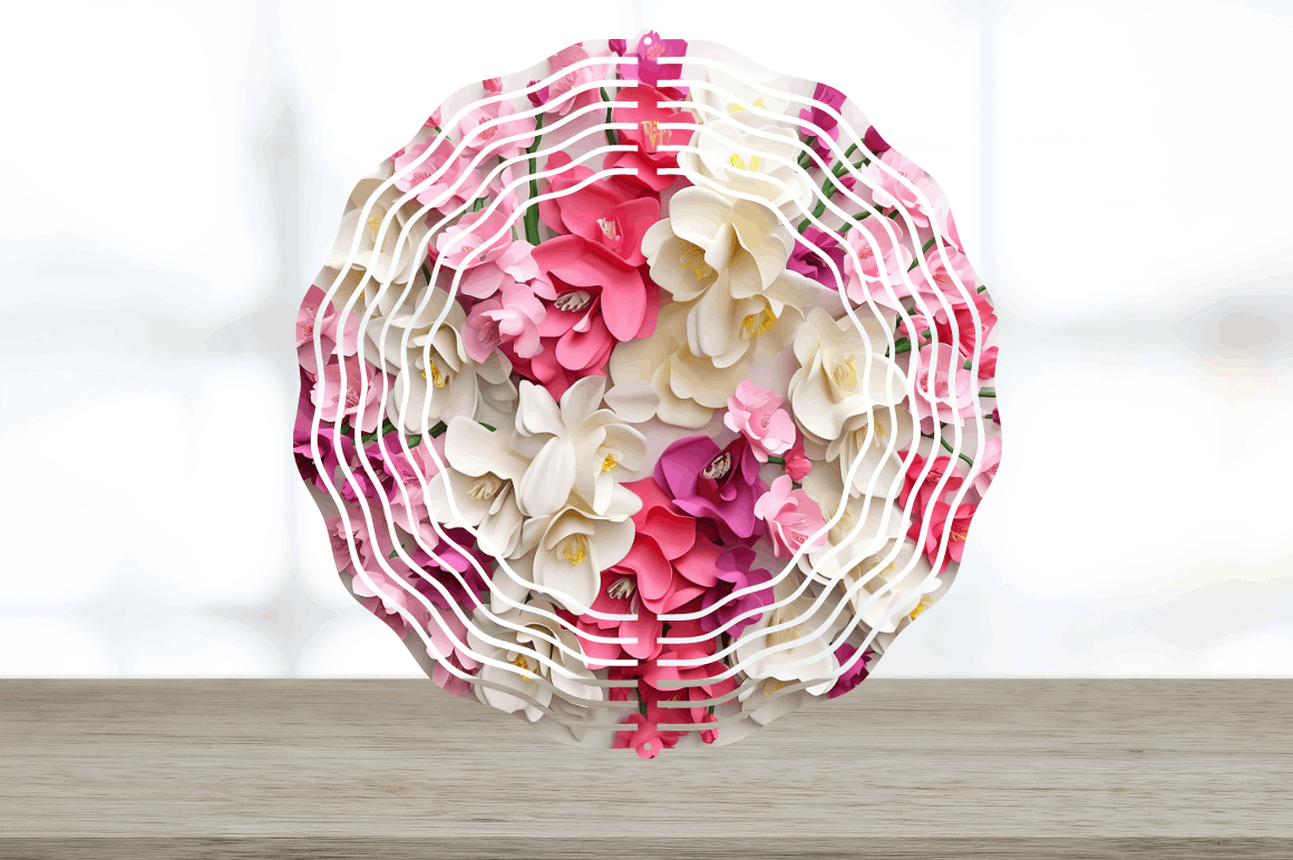 3D Snapdragon Flowers Wind Spinner Bundle