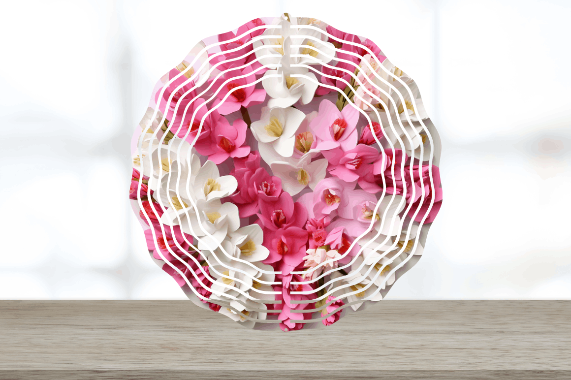 3D Snapdragon Flowers Wind Spinner Bundle