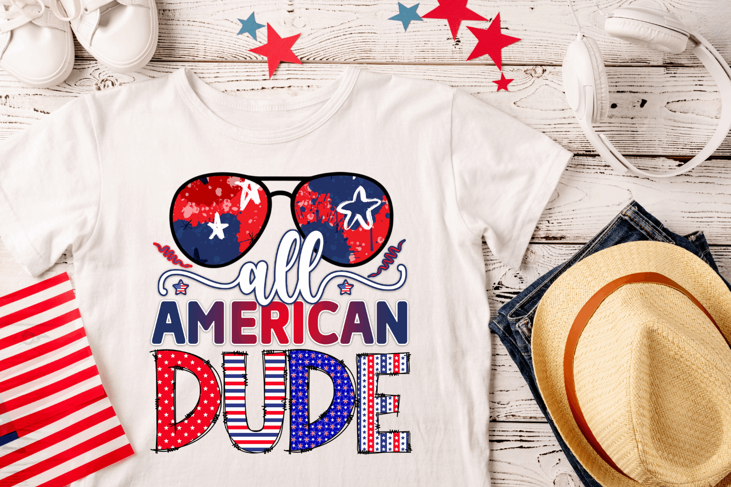 4Th Of July Sublimation Png Design Bundle