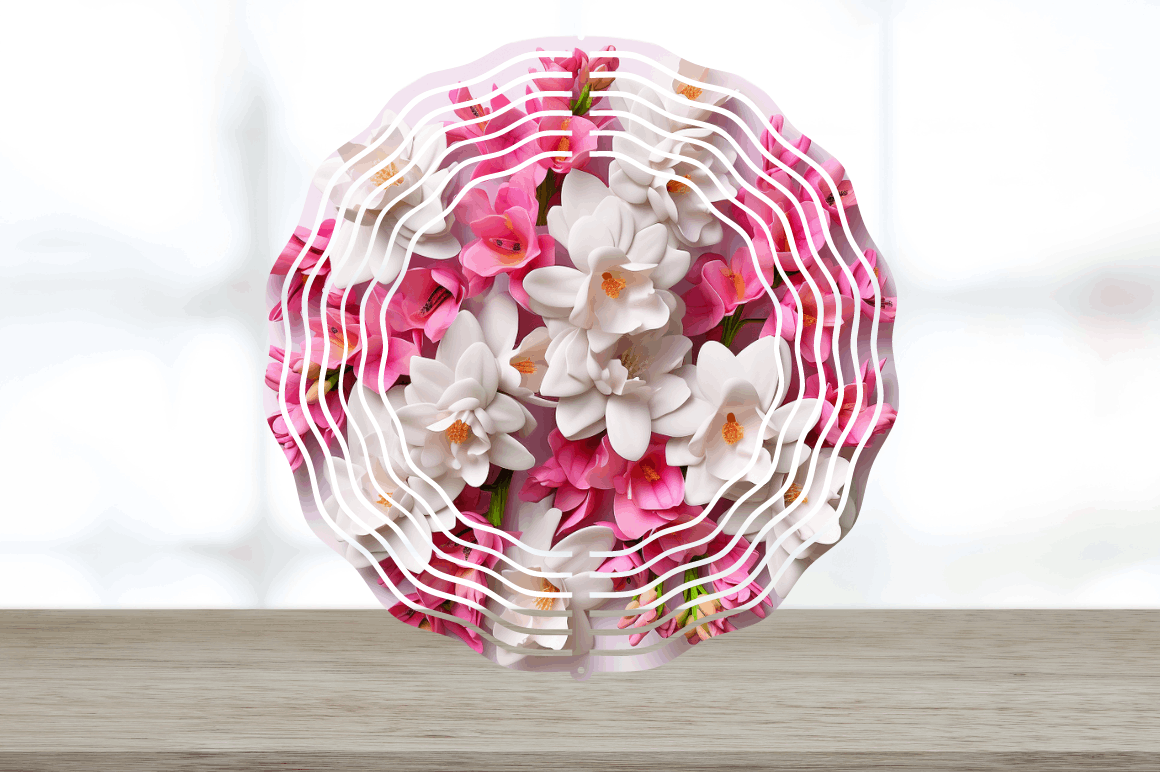 3D Snapdragon Flowers Wind Spinner Bundle