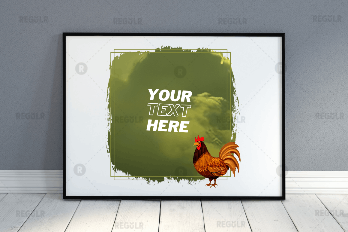 Watercolor  Farm Chickens Sublimation Background Bundle