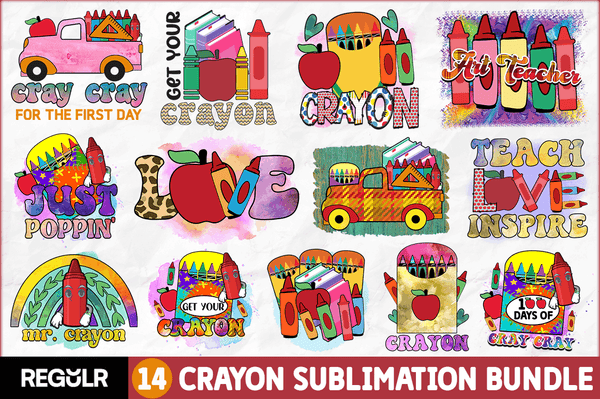 Crayon Sublimation Bundle