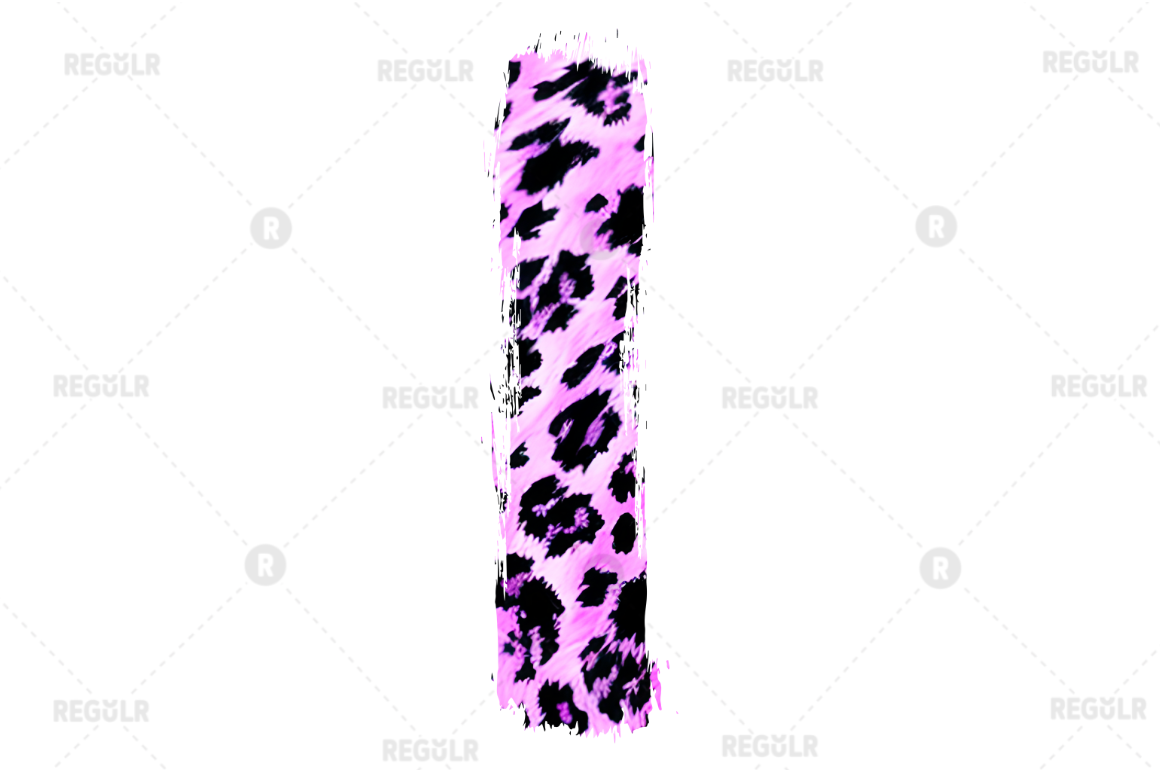 Leopard Brush Strokes Valentine's Day texture Sublimation