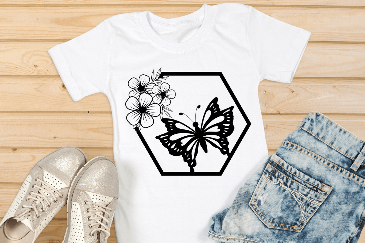 Floral CUTE Butterfly Wall Decor SVG Bundle