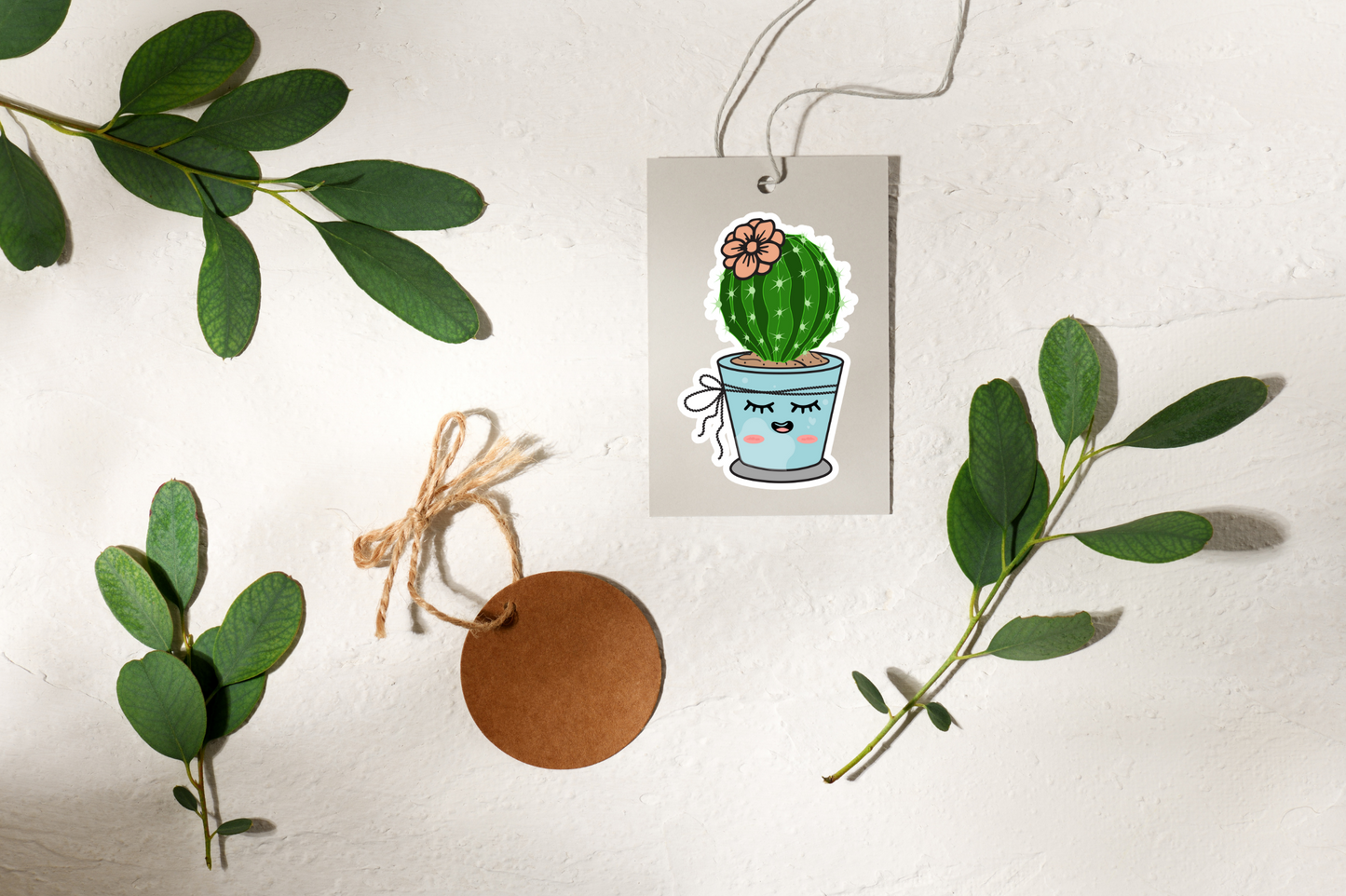 Cactus Plant Sticker Bundle