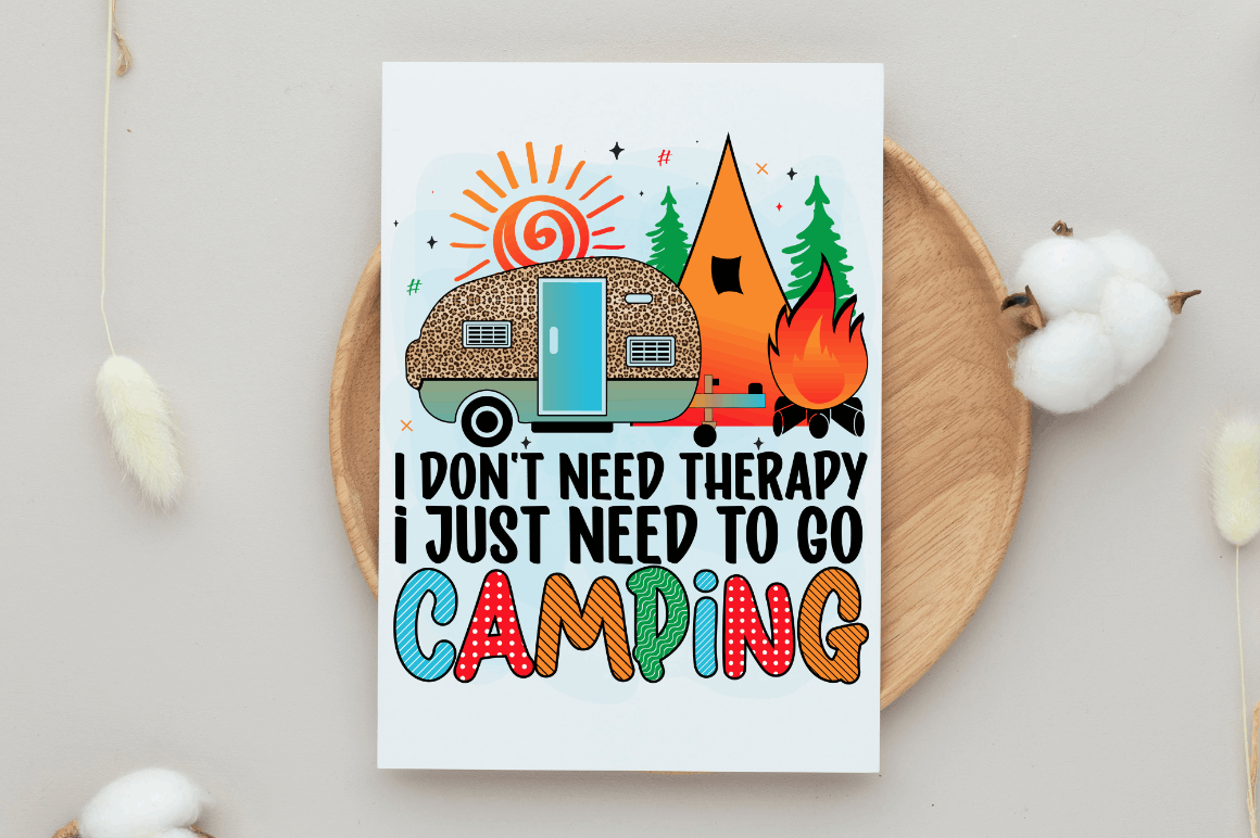 Camping Sayings Quotes Sublimation Bundle