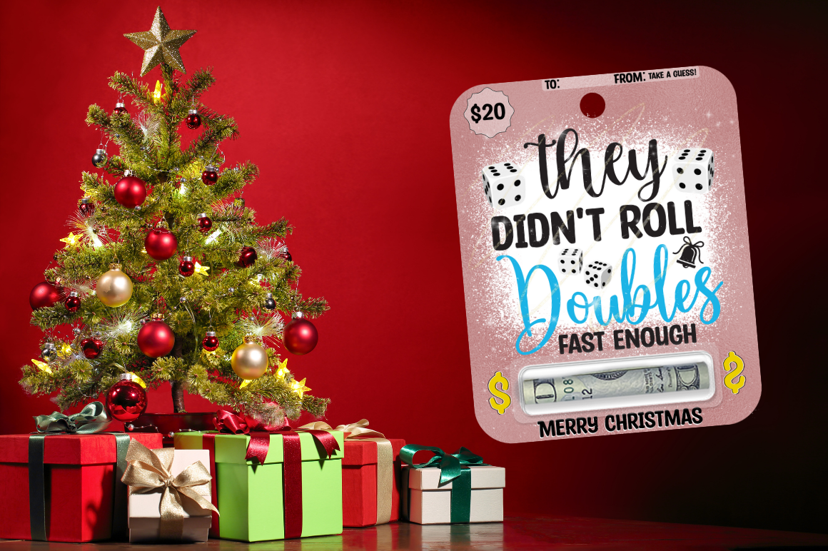 Christmas Games Money Card PNG Bundle