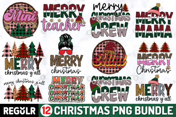 Christmas Sublimation Designs Bundle