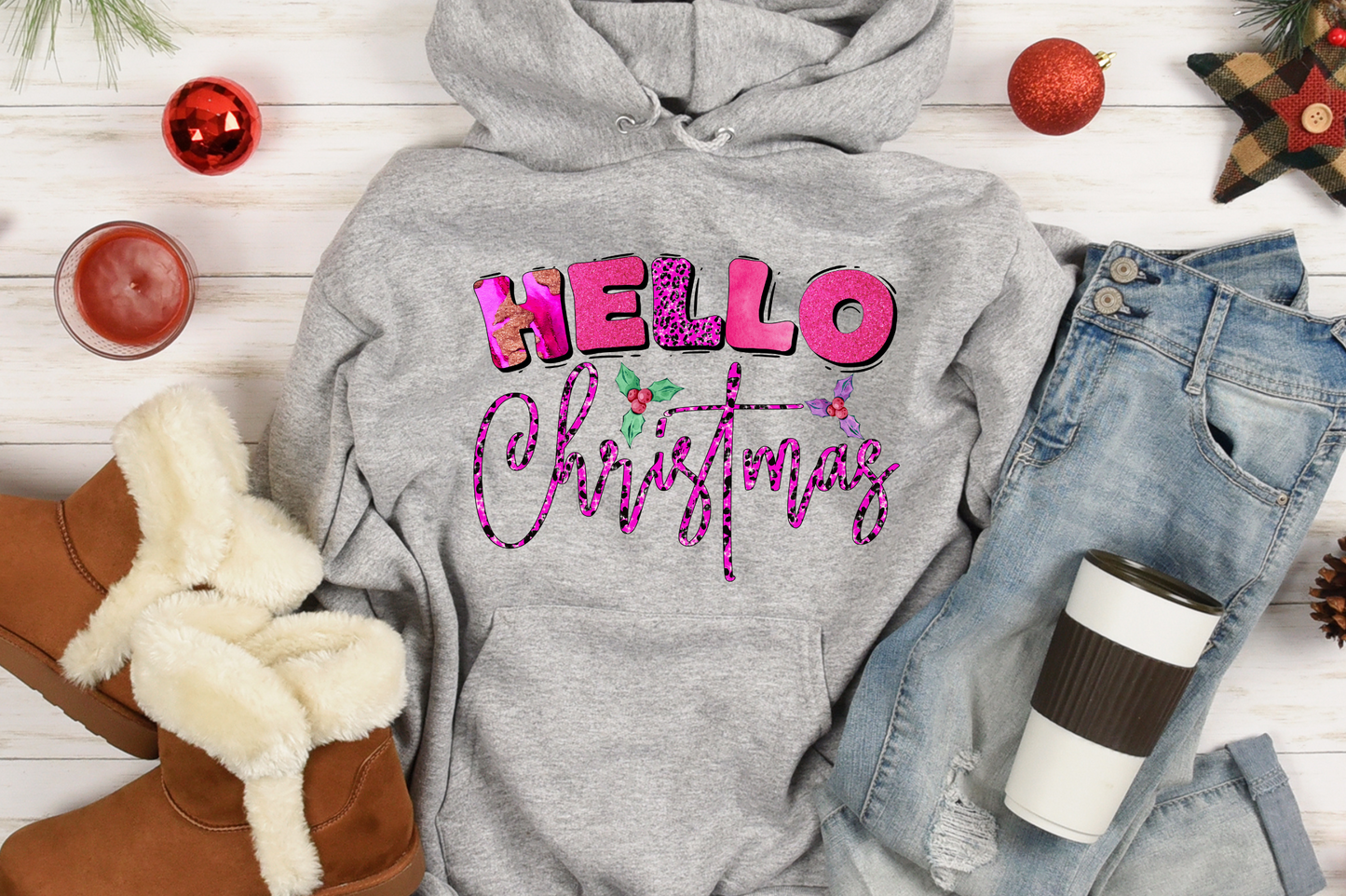 Pink Christmas sublimation Bundle