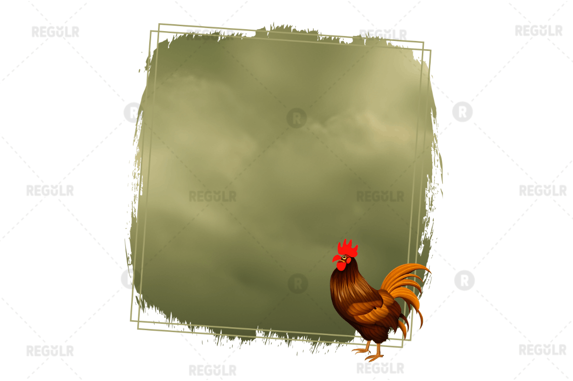 Watercolor  Farm Chickens Sublimation Background Bundle