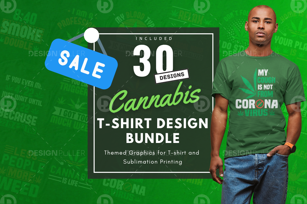 Cannabis T-Shirt Design Bundle