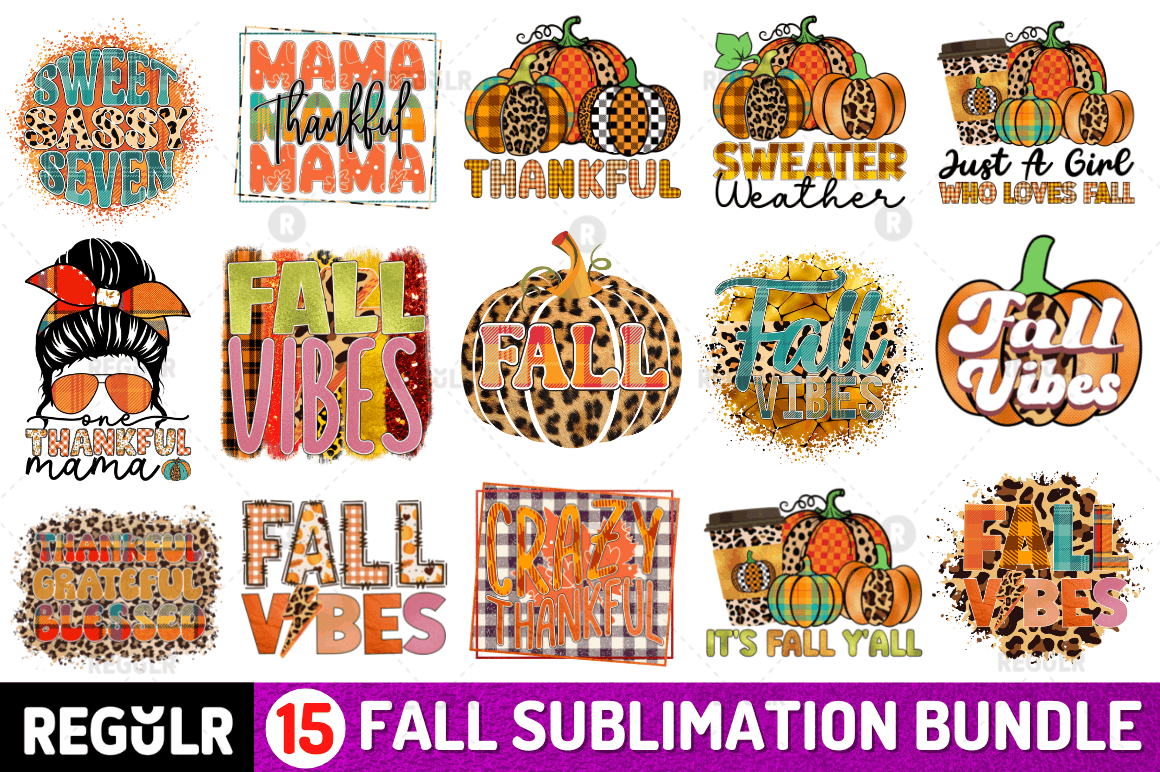 Fall Vibes Sublimation Bundle