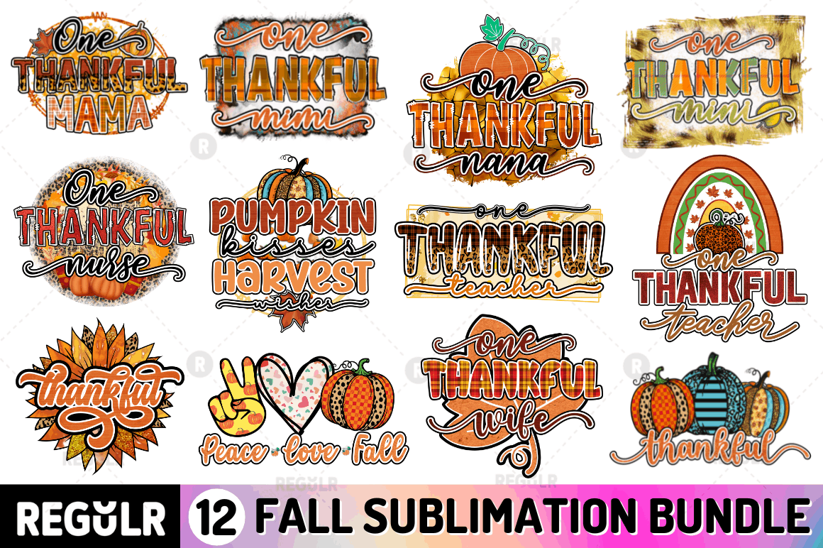 Fall PNG Design Bundle