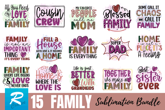 Family Sublimation Bundle