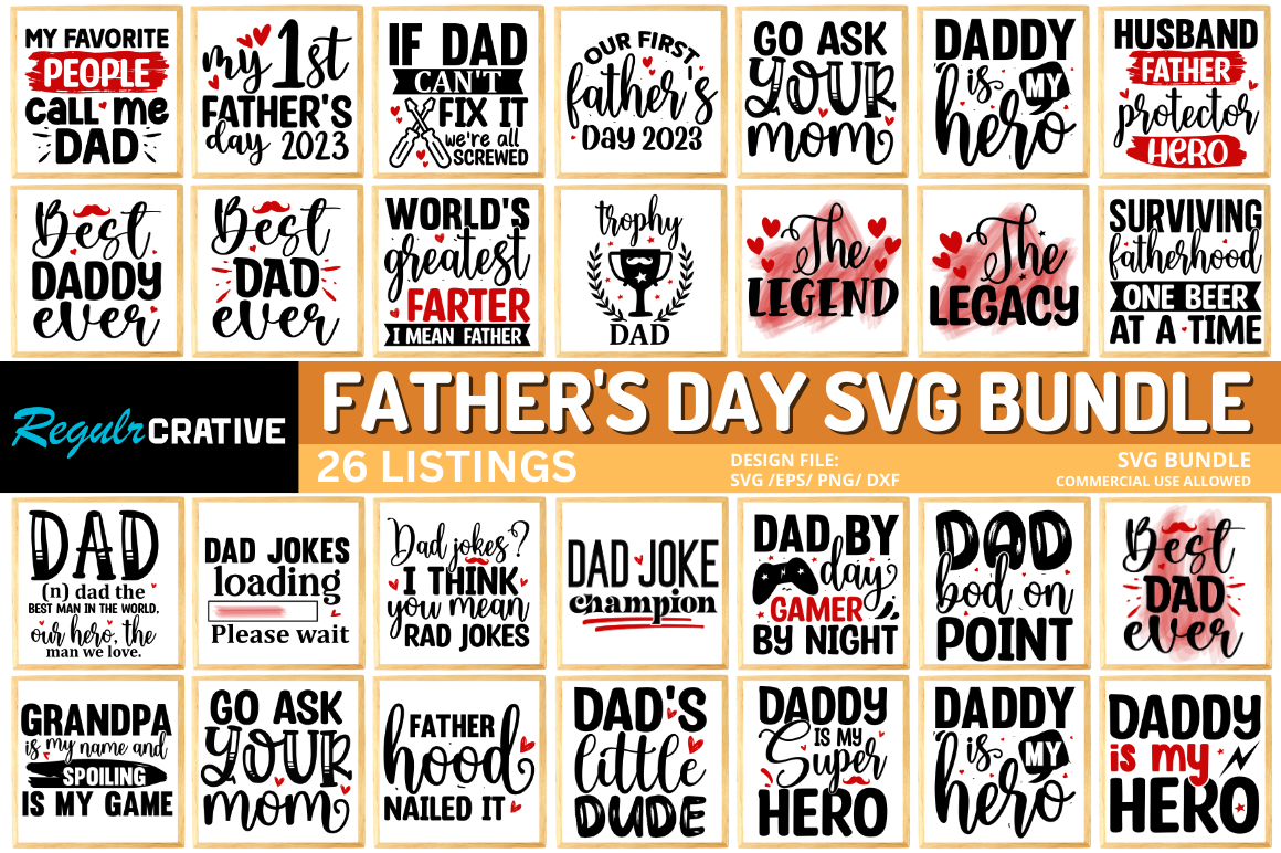 Father's Day SVG  PNG Bundle