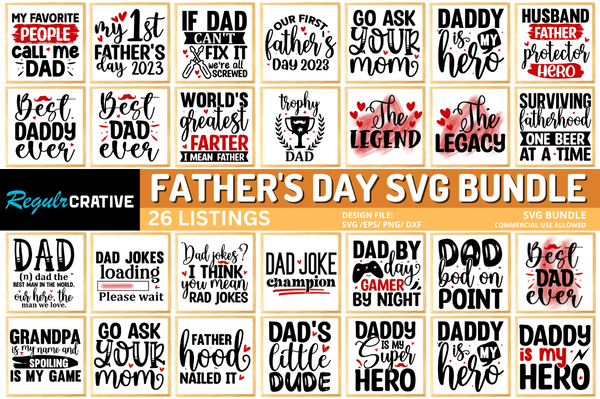 Father's Day SVG  PNG Bundle