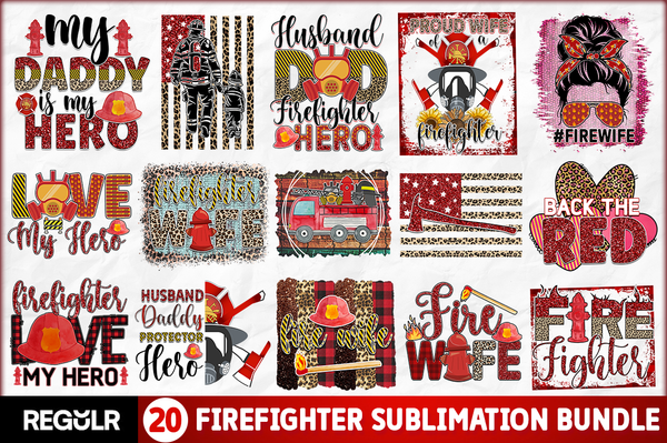 Firefighter Sublimation Bundle