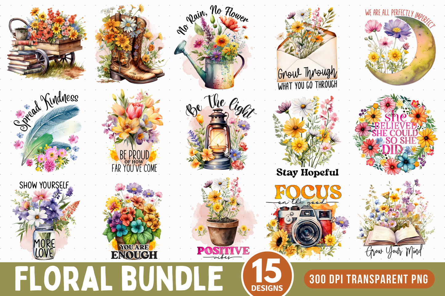 Floral Sublimation Bundle