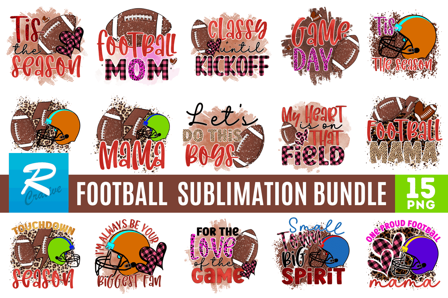 Football Quotes Sublimation Bundle