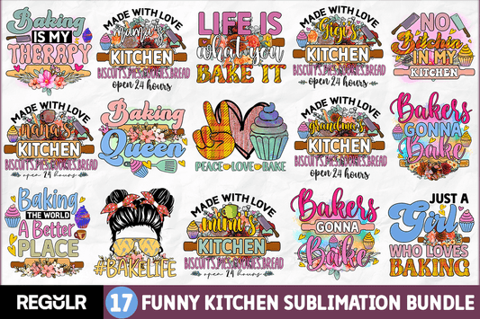 Funny Kitchen Sublimation Bundle