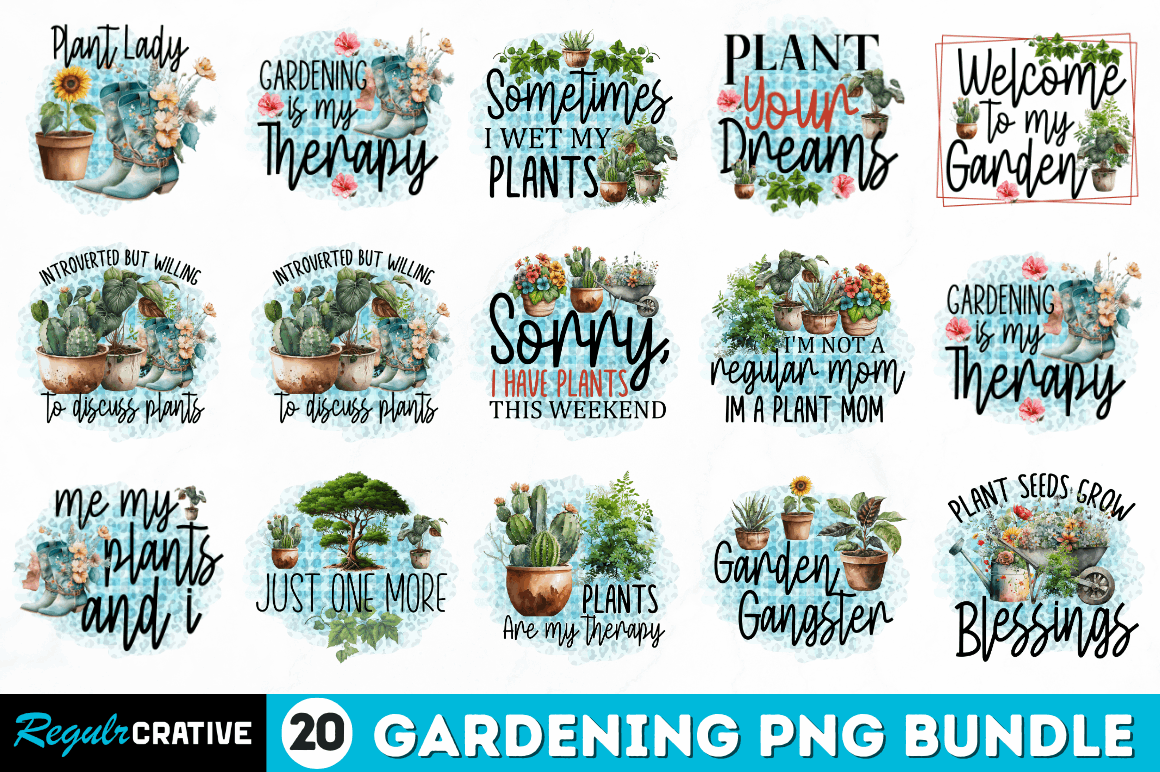 Gardening Sublimation Bundle