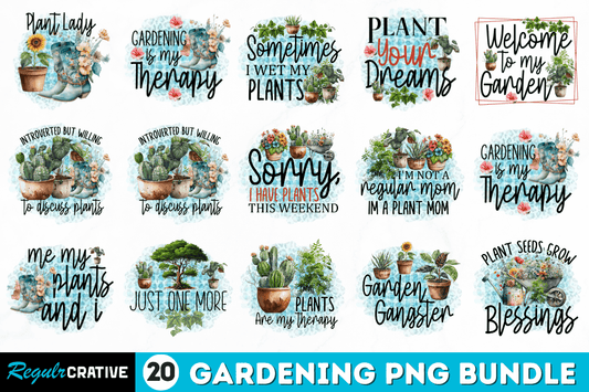 Gardening Sublimation Bundle