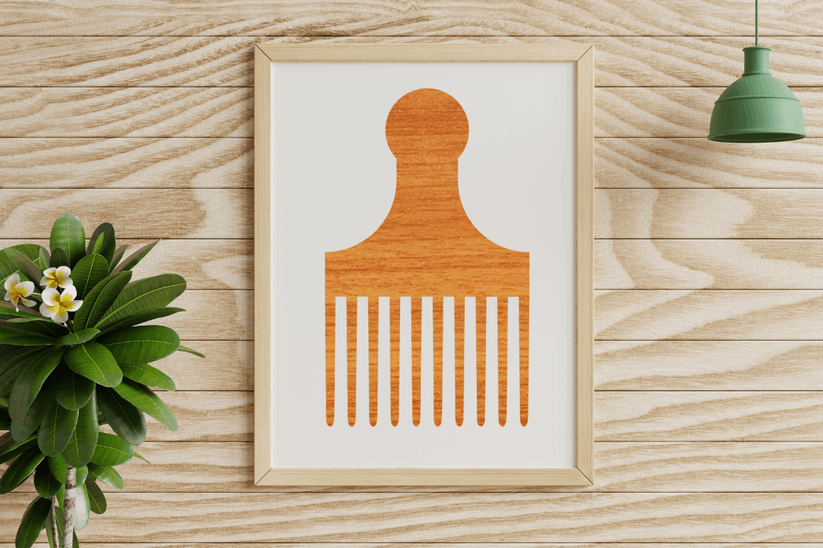 Laser Cut Hair Comb SVG Bundle