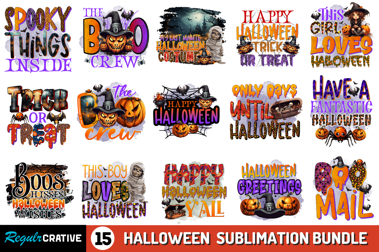 Happy Halloween Sublimation Bundle