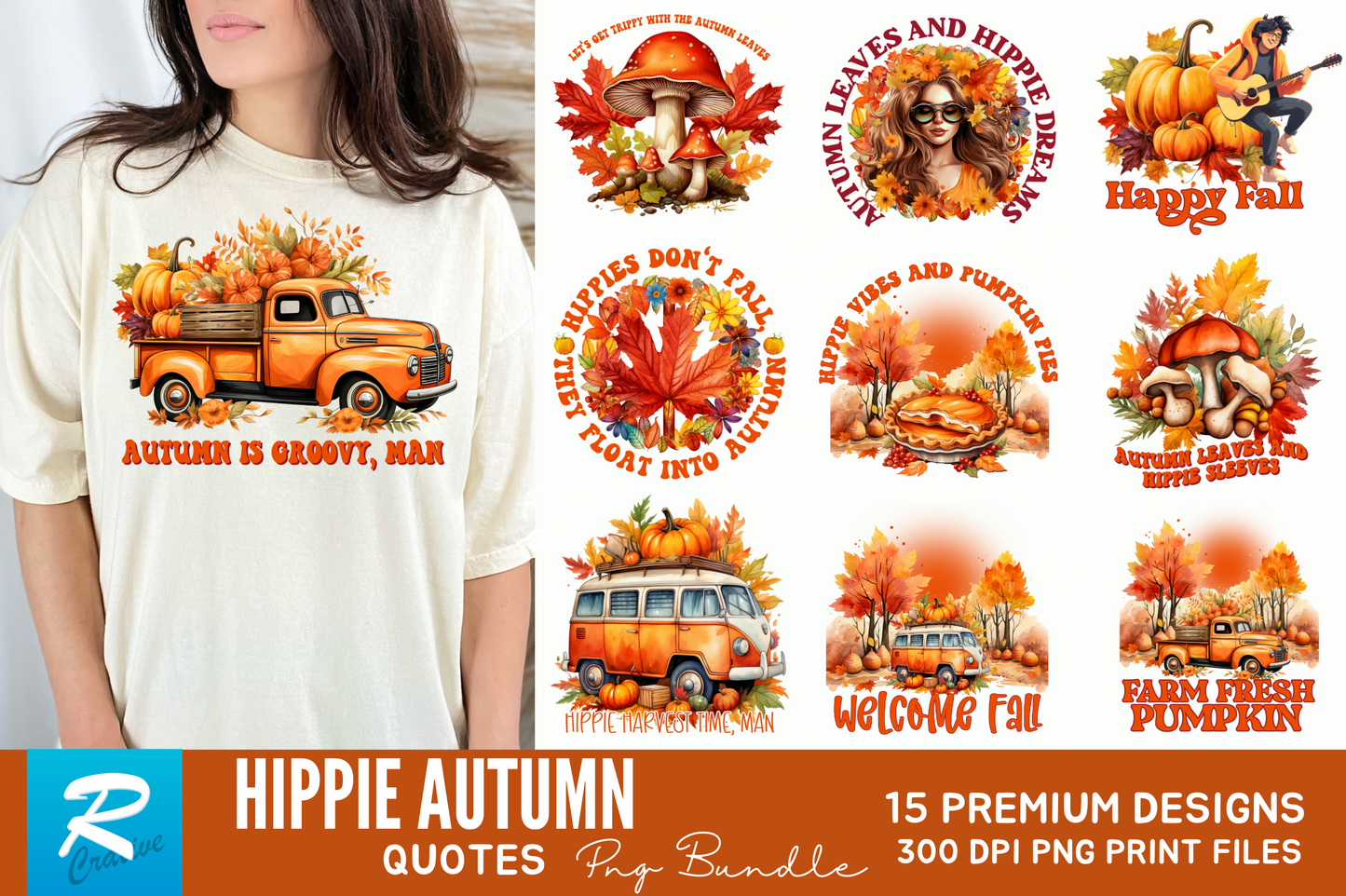 Hippie Autumn Sublimation Bundle