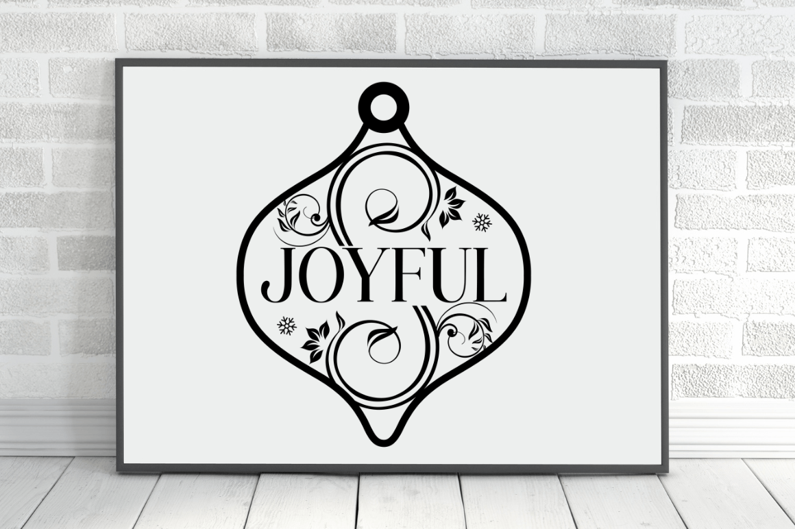 Christmas Word Ornaments SVG Bundle