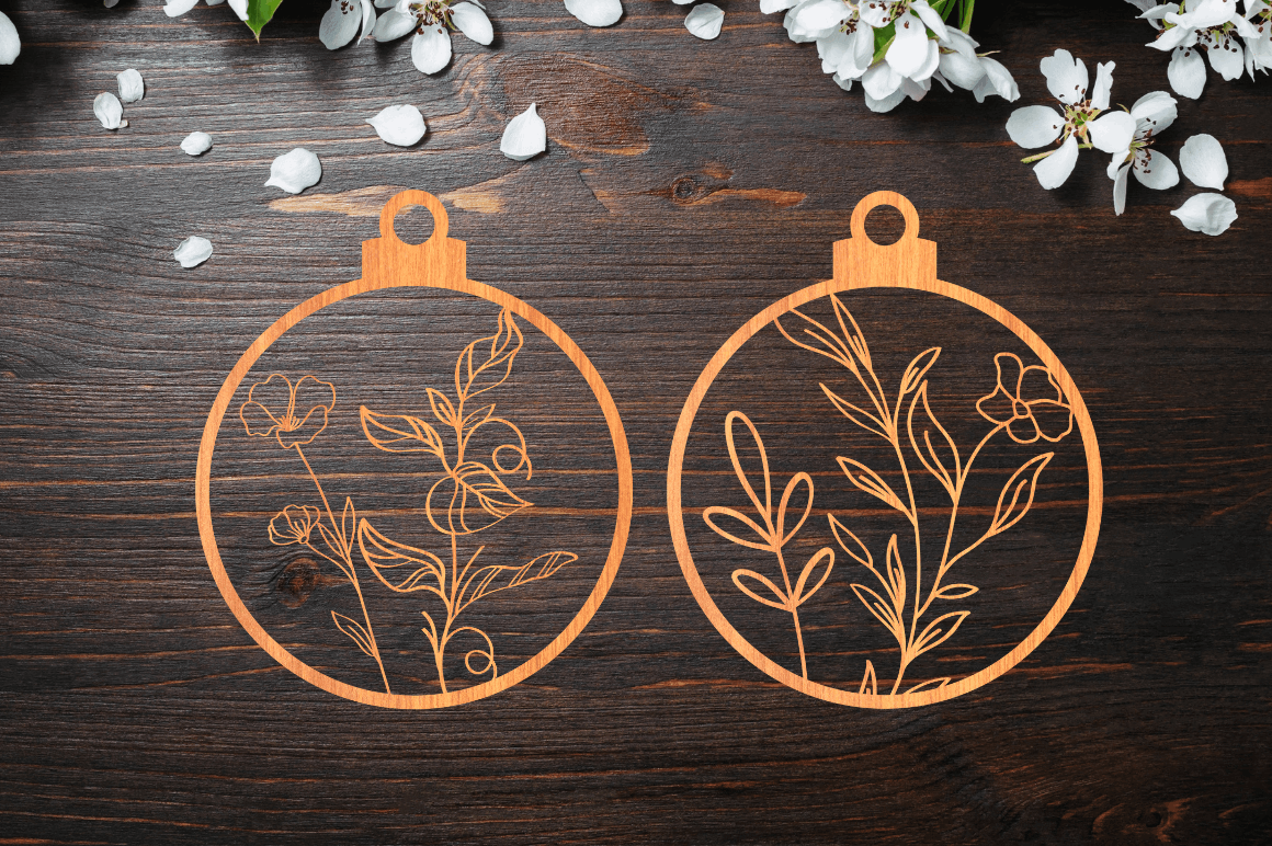 Laser Cut Round Floral Earring Bundle