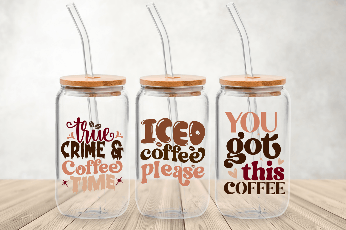 Coffee Libbey Glass SVG Bundle