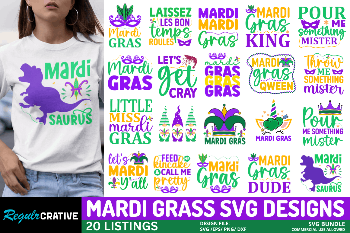 Mardi Grass Svg Bundle