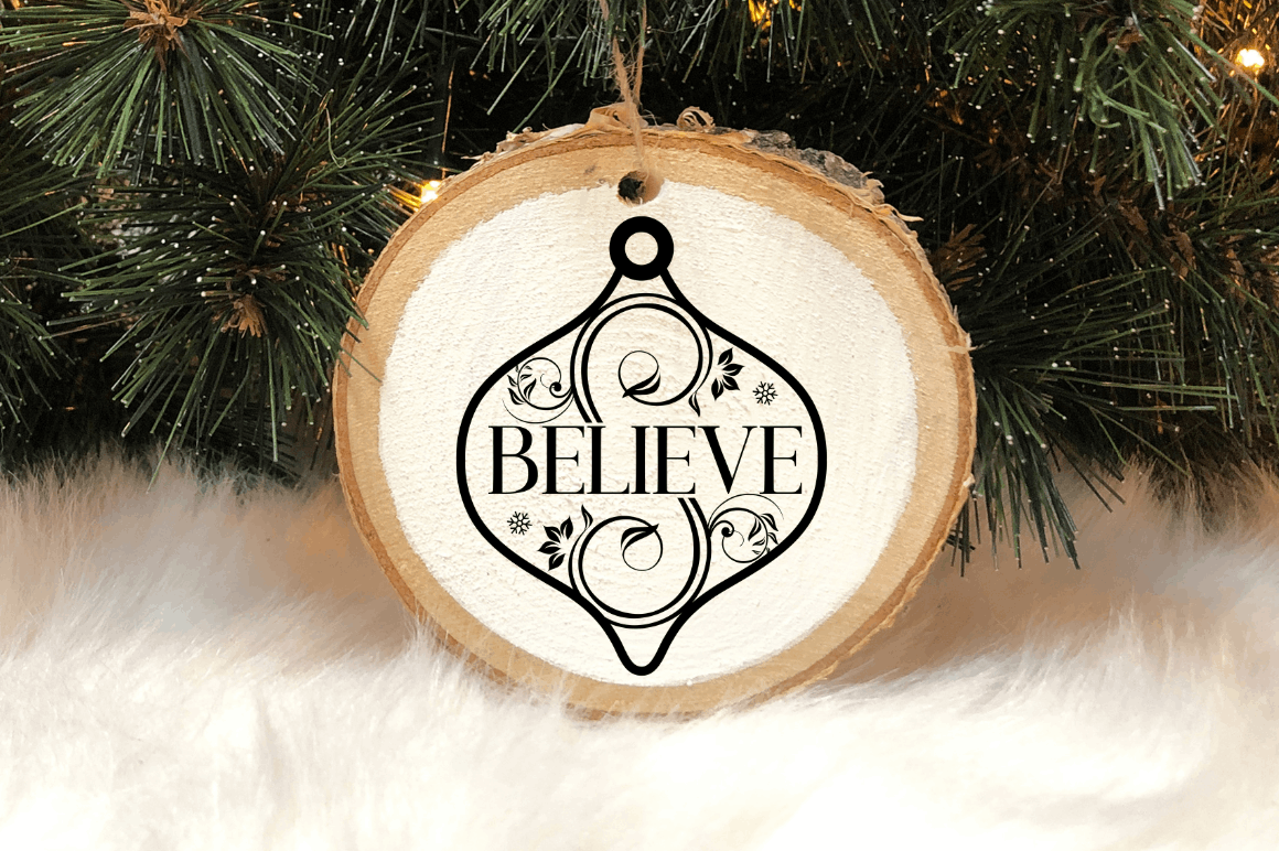 Christmas Word Ornaments SVG Bundle