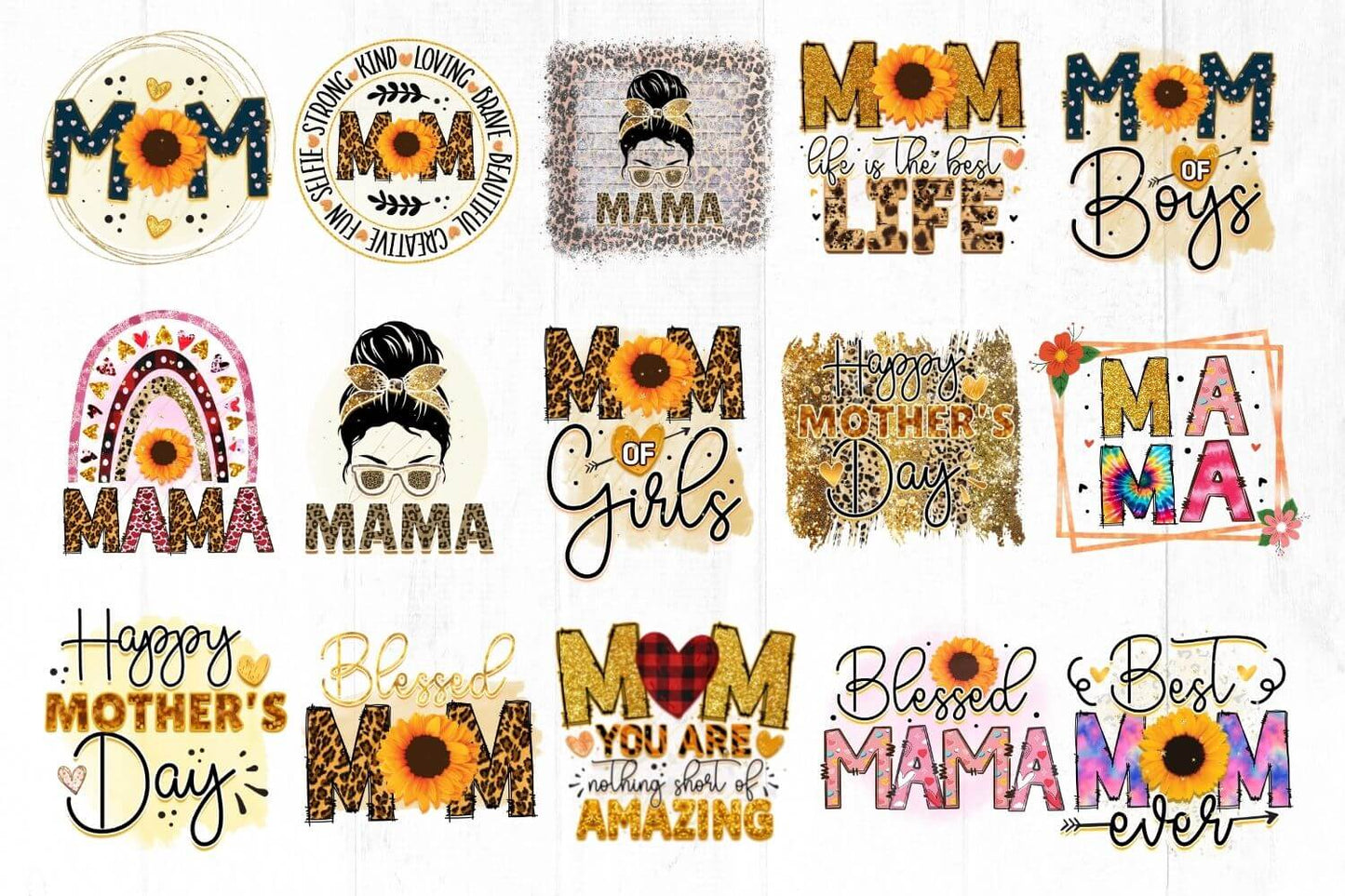 Mother's Day Mom  Sublimation Bundle