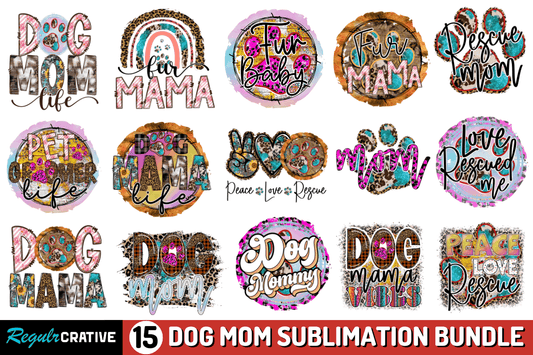 Dog Mom Sublimation Bundle