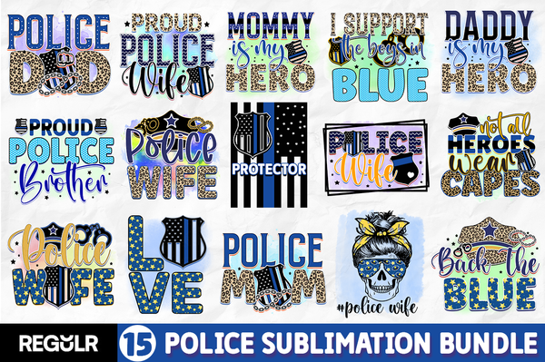 Police Sublimation Bundle