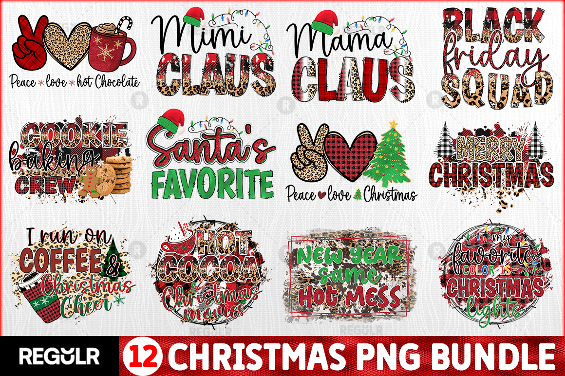 Christmas Sublimation Designs