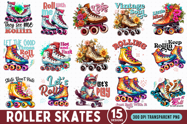 Roller Skates Sublimation Bundle