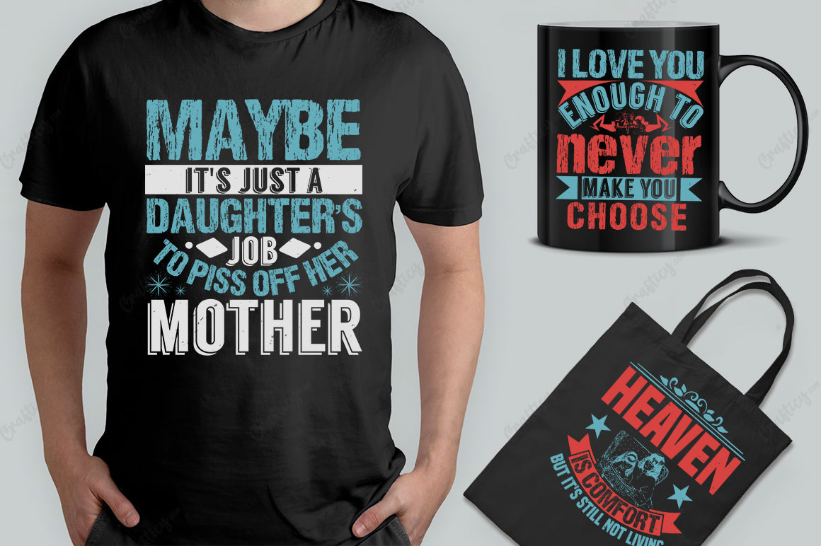 20 Editable Family T-Shirt Designs Bundle-Vol:3