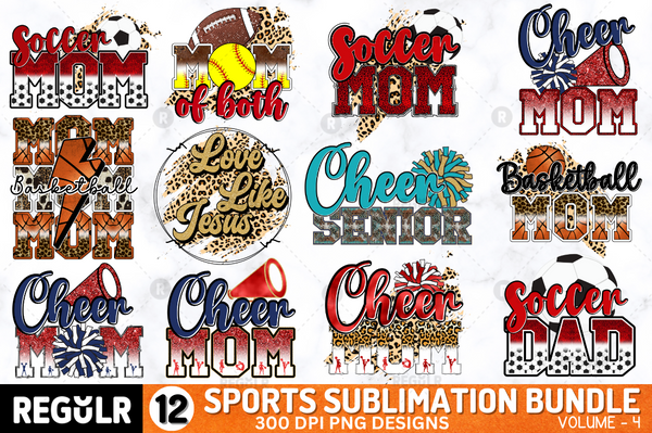 Sports Sublimation PNG Bundle