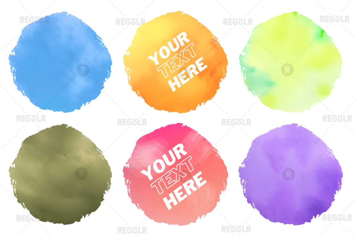 Summer Color  Circle Sublimation Background